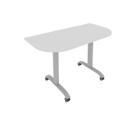 Стол радиусный складной мобильный Mobile System СМ-4.1 Серый