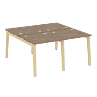 Рабочая станция (опоры - массив дерева, дуб светлый) ONIX WOOD OW.D.RS-4.0.8