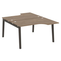 Рабочая станция (опоры - массив дерева, дуб темный) ONIX WOOD OW.D.SA-2
