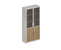 Шкаф К15, Дуб Чарльстон/Бетон Чикаго, Wood&Stone Комплект №15