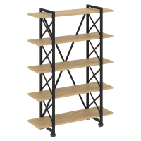 Стеллаж Loft на колесных опорах - 5 полки VR.L-MST.K-5.8V