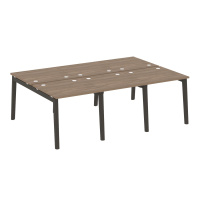 Рабочая станция (опоры - массив дерева, дуб темный) ONIX WOOD OW.D.RS-6.0.8