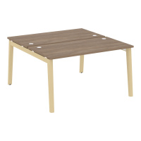 Рабочая станция (опоры - массив дерева, дуб светлый) ONIX WOOD OW.D.RS-2.3.7