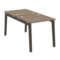 Рабочая станция (опоры - массив дерева, дуб темный) ONIX WOOD OW.D.RS-2.0.8