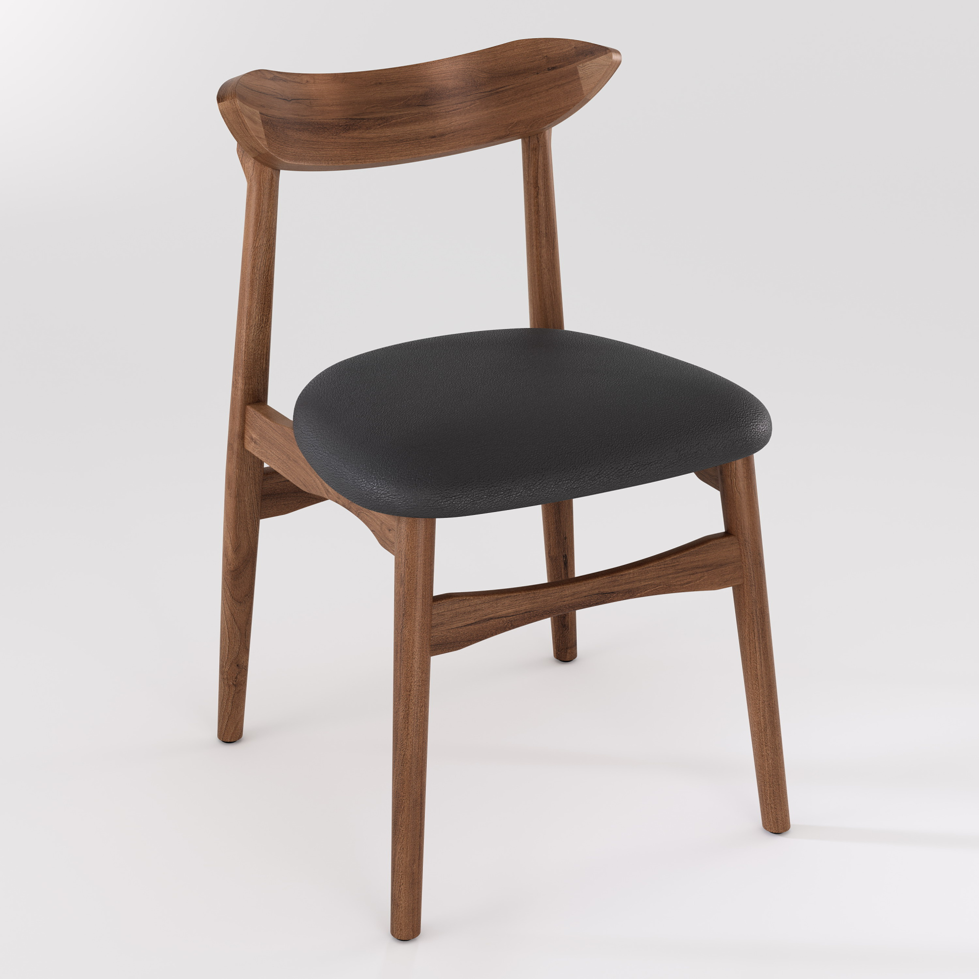 Изображение стул джеро  al-104 темный орех